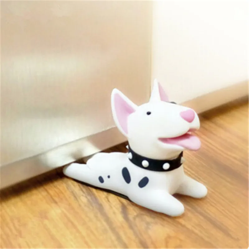 Креативный мультяшный собачий дверной стопор держатель Bull Terrier ПВХ защита для