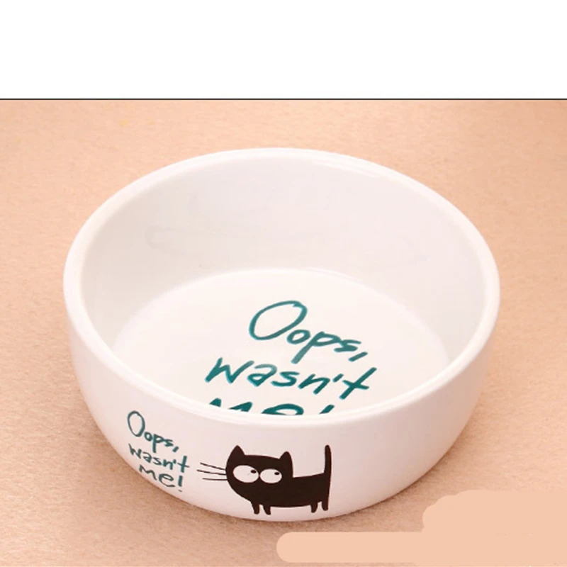 Новая Милая миска для маленьких кошек посуда питомцев Мультяшные аксессуары еды