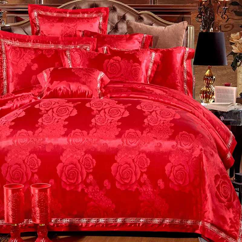 Новый комплект постельного белья в европейском стиле из шелка 4/6 шт.