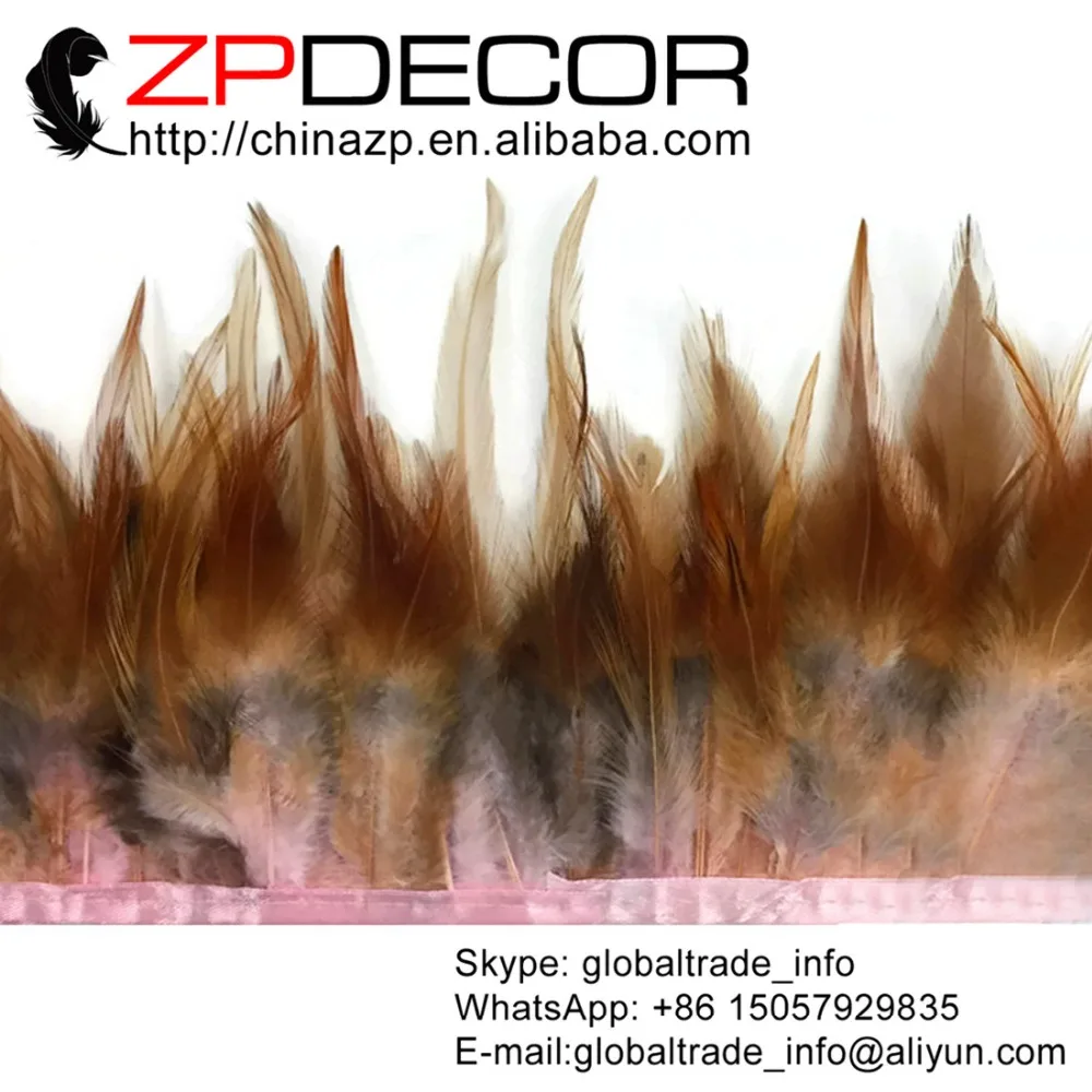 ZPDECOR петух перья 2 ярда красивые и уникальные Окрашенные Детские розовые красные