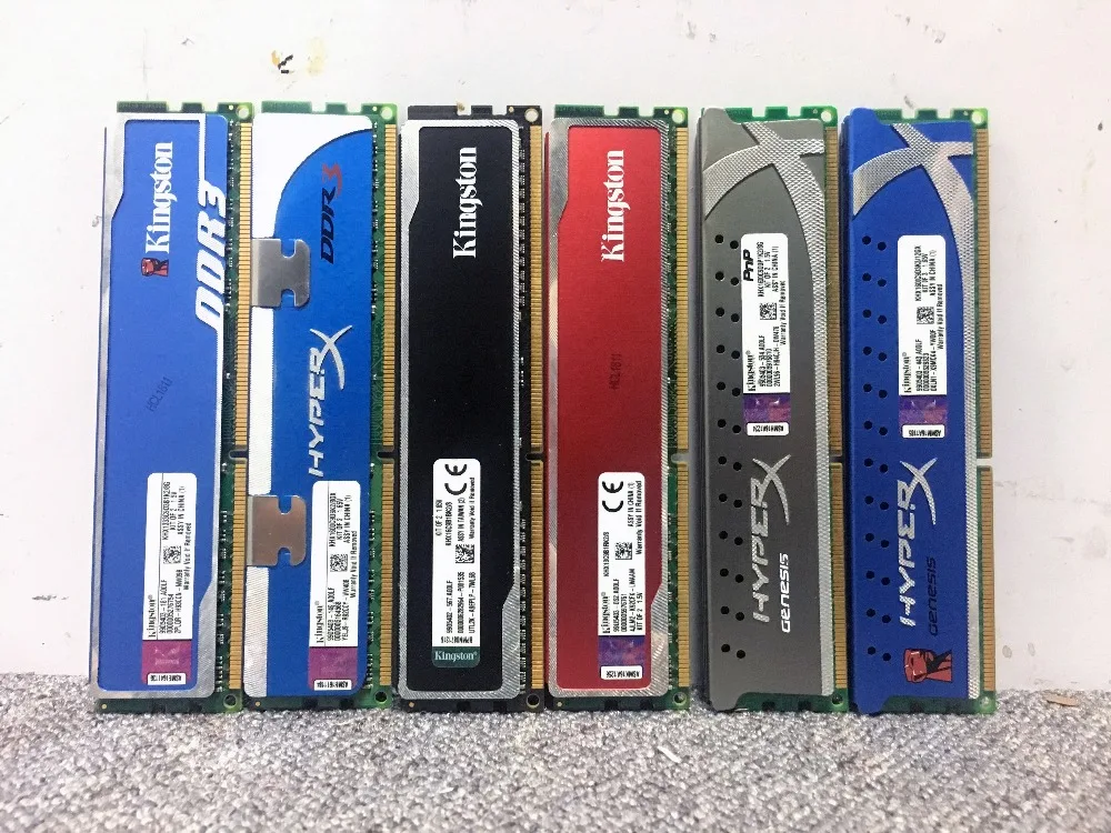 Kingston HyperX ПК памяти оперативная память модуль компьютерный настольный компьютер 2 ГБ 4 ГБ DDR3 PC3 10600 12800 1333 МГц 1600 2G 4G 1333 1600 МГц