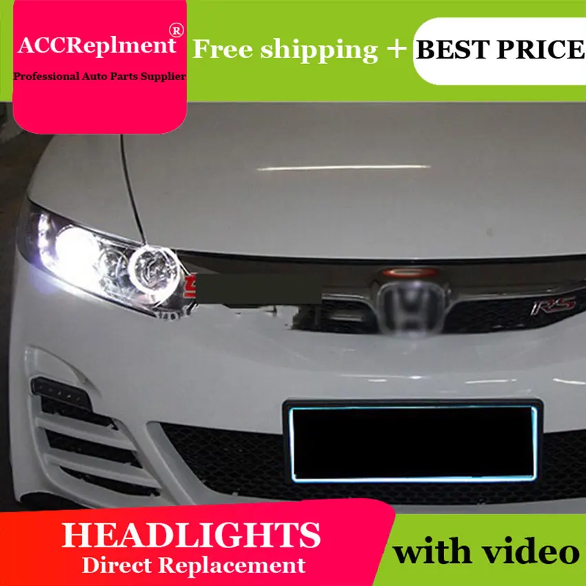 Авто. PRO для Honda Civic светодиодные фары ксенон 2006 2011 Автомобильный Стайлинг led