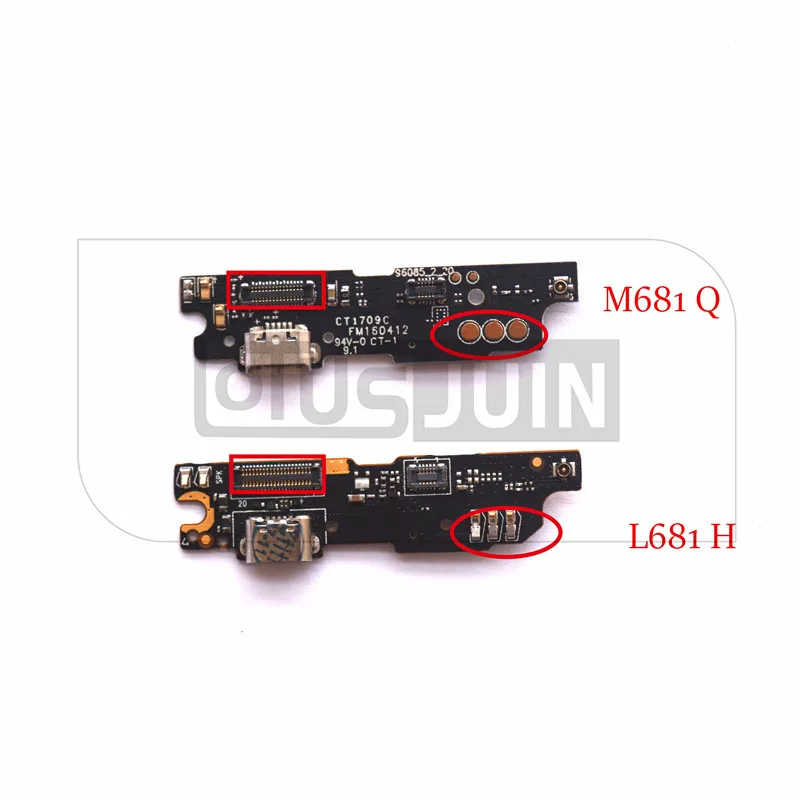 Оригинальный Micro USB зарядная док-станция PCB плата гибкая Замена для Meizu M3 Note L681H M681Q