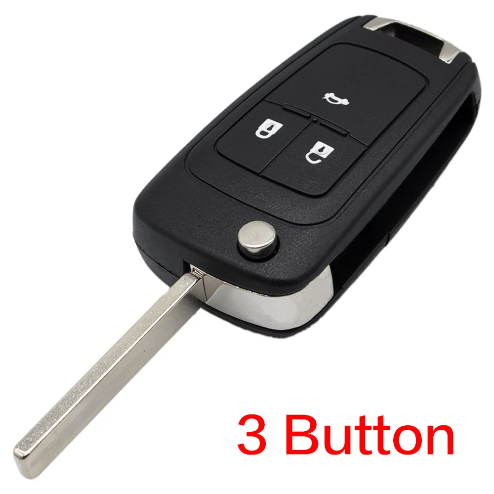 3 Button WhatsKey 3 кнопки Автомобильный ключ оболочки дистанционного Флип складной брелок чехол для Opel Vauxhall Astra H Insignia J Vectra C Omega G Corsa D - Количество кнопок: 3 Button