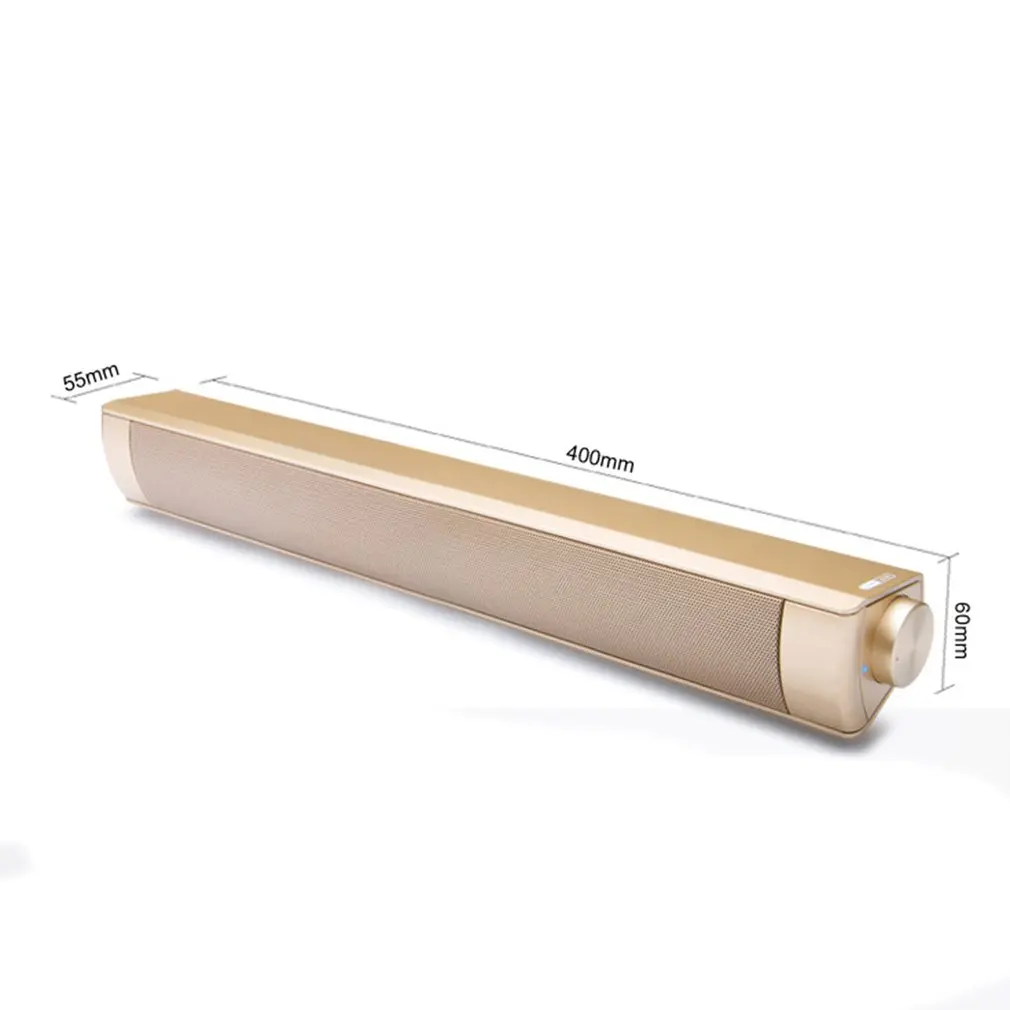 USB Chargeable Bluetooth Soundbar Subwoofer Stereo Speaker for Computer Desktop Laptop PC High Sound Performance | Электроника