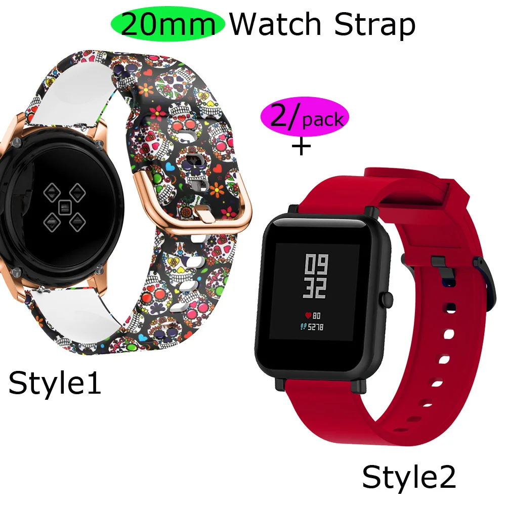 Для Xiaomi Amazfit GTS браслет ремешок Bip для часов GTR 42 мм наручных силиконовые