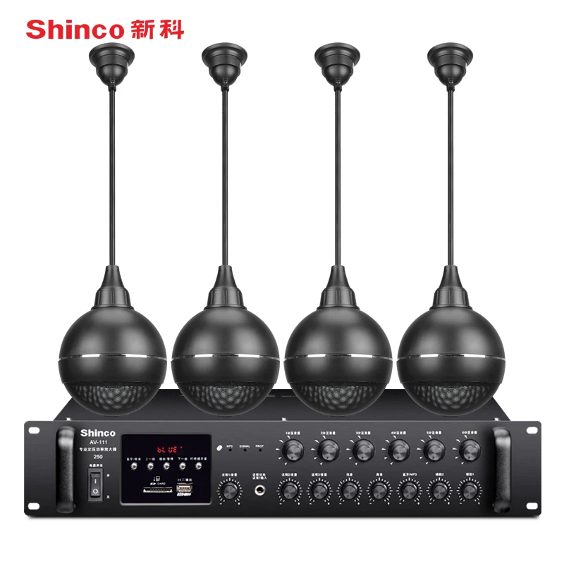 Shinco V7 подвесной шар аудио магазин ресторан подвесной потолок динамик усилитель комплект
