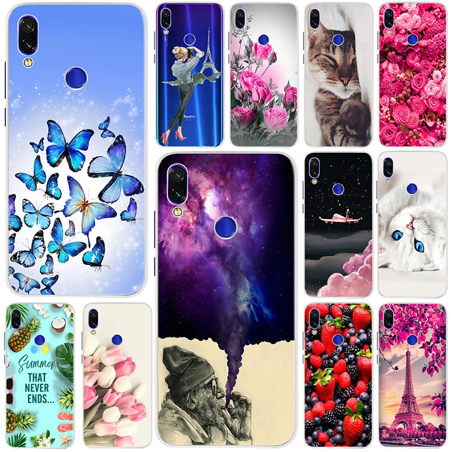 Чехол для Xiaomi Redmi Note 5 7 Note5 Note7 Coque мягкие силиконовые задние крышки чехол телефона