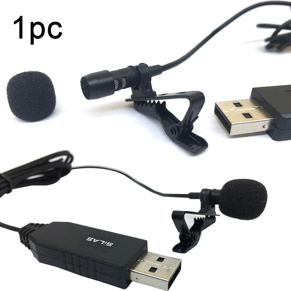 Lavalier Mini Durable Laptop Portable USB Microphone Video Recording Lightweight Skype Clip-on | Электроника