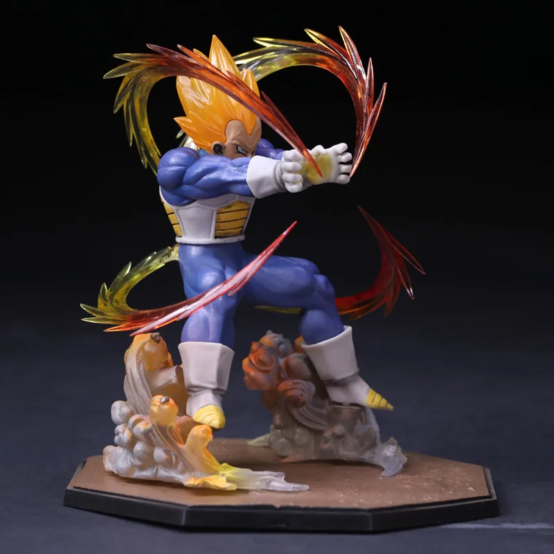 Аниме Dragon Ball Z Vegeta Zero версия экшн-фигурка Драконий жемчуг зет Ударная Волна бой Ver. ПВХ Коллекционная модель игрушки 15 см