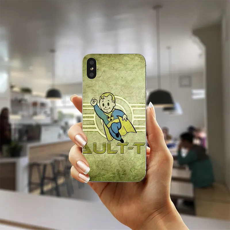 Fallout Vegas Pip Phonecases волт бой мягкие силиконовые чехлы из ТПУ для мобильных телефонов
