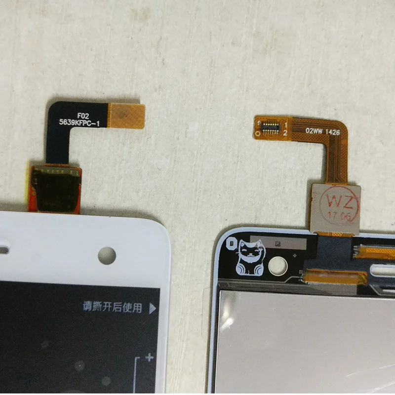 5,0 ''Полный ЖК-дисплей+ сенсорный экран дигитайзер сборка Замена для Xiaomi mi 4 M4 mi 4; Белый/Черный; ; упаковка трек