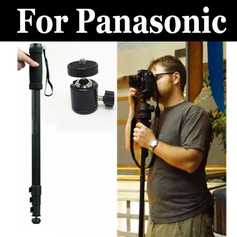 2in1 штатив монопод шаровой головкой Путешествия Dslr Камера открытый для Panasonic Lumix