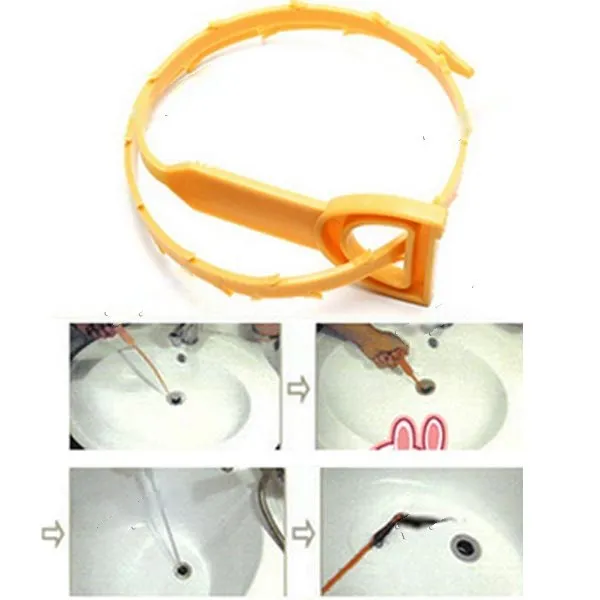 Moblin Hair Removal Tool Drain Dredge Pipe Sewer Cleaner Hook for Bathroom Kitchen Sink HHI-303660 | Бытовая техника