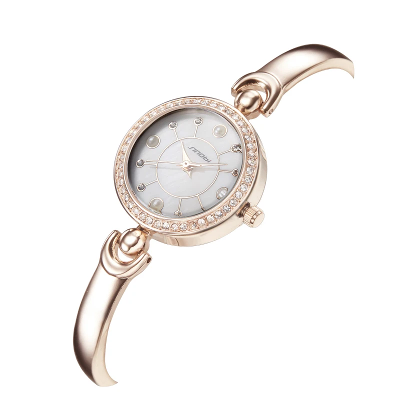 Sinobi марка женщины повседневная часы женские кварцевые браслет дамы платье