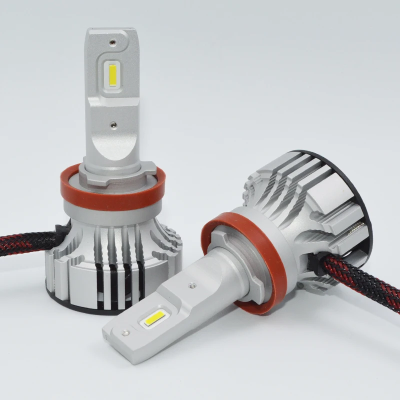 Лампа для фар 72 Вт H4 led HB2/9003 Hi/Lo H7 H11 9005 HB3 9006 HB4, светодиодные фары для автомобиля, высокая мощность, белый цвет, 6500 K, автостайлинг