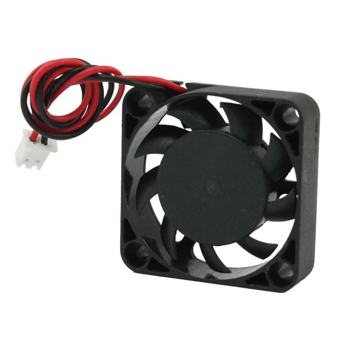 DC 12V 0.10A 2 провода Бесщеточный вентилятор охлаждения черный 40 mmx40mmx10mm шт|brushless cooling