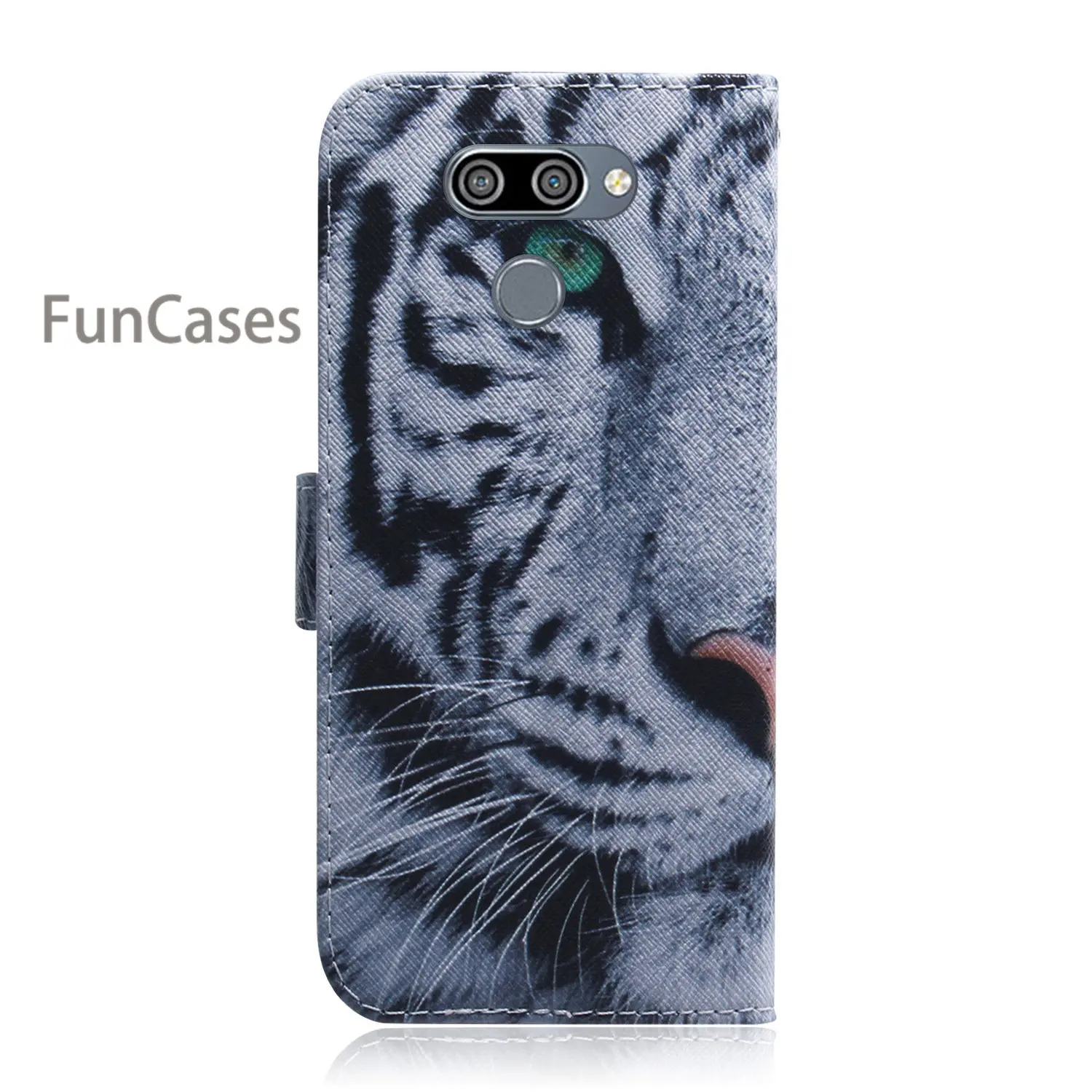 Чехол-книжка из искусственной кожи с пандой для телефона LG Q60 аксессуары