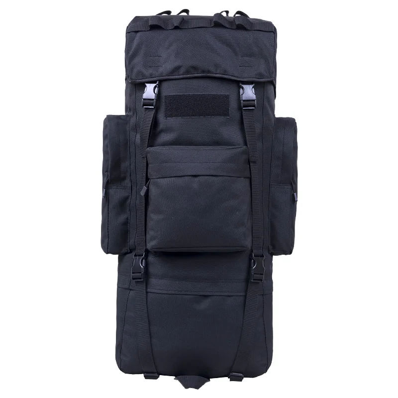 06 black Новинка, 100л, уличная сумка, камуфляж, военный рюкзак, тактические сумки, водонепроницаемые, многофункциональные, для багажа, для пешего туризма, для путешествий, большая спортивная сумка - Цвет: 06 black