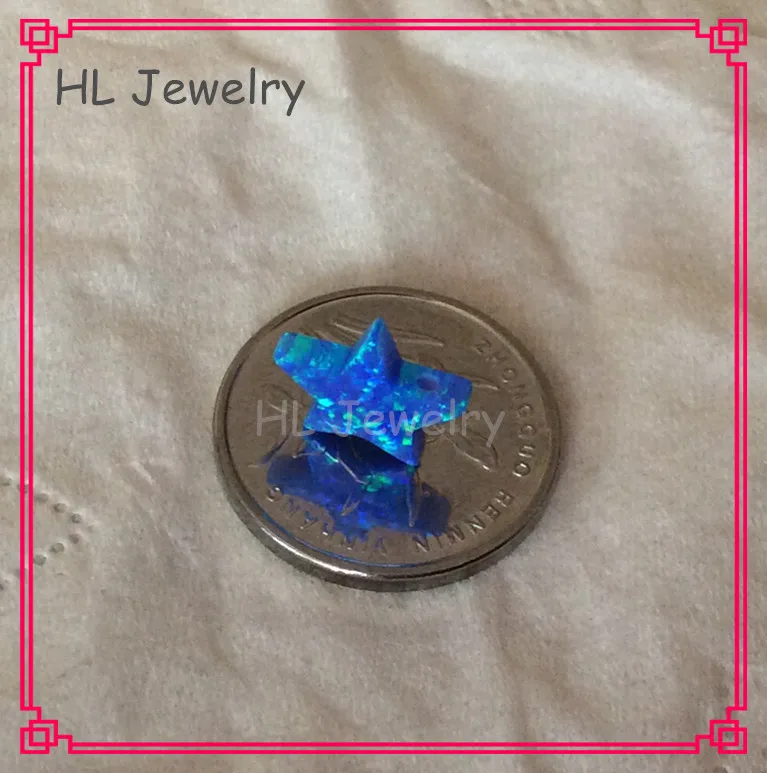 50PCS/Lot OP05 Pacific Blue Star Opal 10MM Synthetic Fire 5 For DIY Jewelry | Украшения и аксессуары