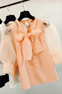 2019 модная уличная одежда новое поступление элегантная женская шифоновая блузка