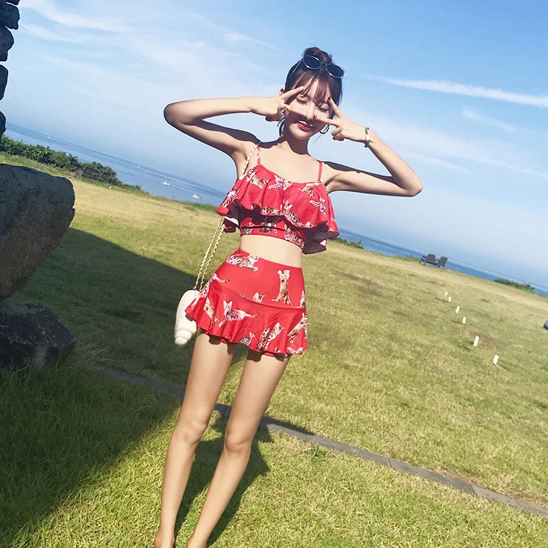 2017 Купальники для малышек Для женщин Двойка бикини Дамская ванный комплект с