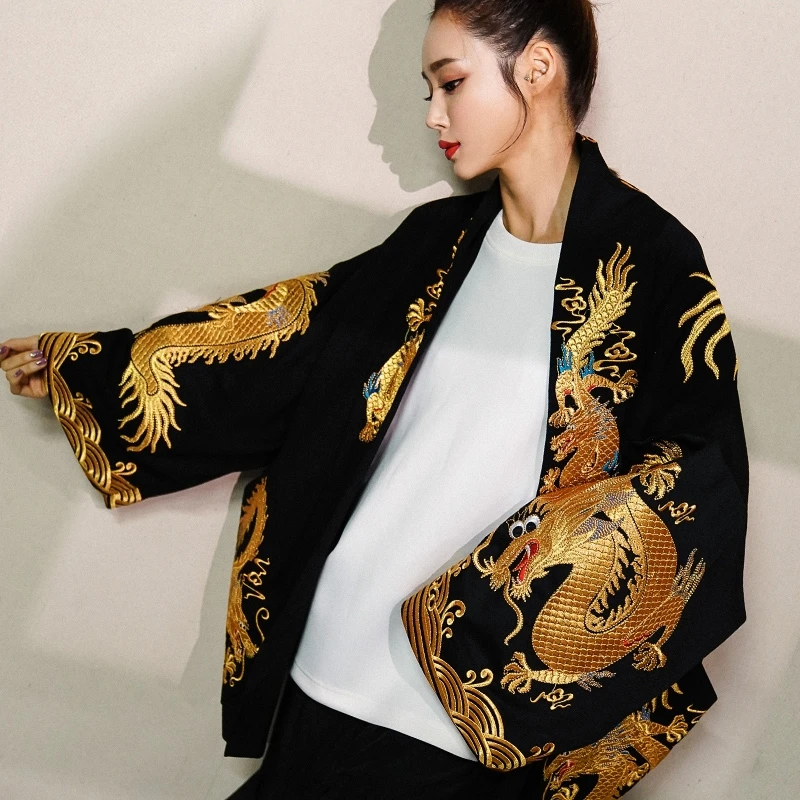 Кимоно женское в стиле Харадзюку юката модная уличная одежда geisha для косплея