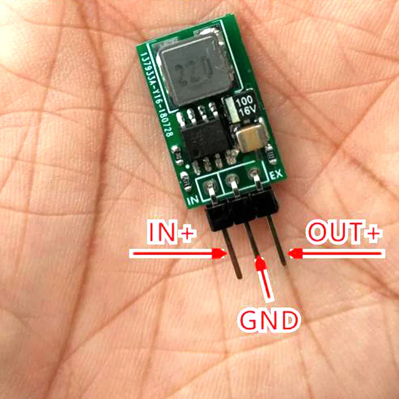 

DC-DC Synchronous Rectifier Buck Converter power Module 5.5V-32V 12V 15V19V 24V TO 5V 1A Voltage regulator Replace LM7805 car
