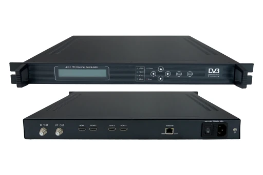 4 в 1 модулятор H.264 HDMI (4HDMI in стандартный выход) QAM оборудование для радио и ТВ
