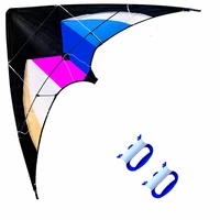 outdoor fun sports 47 inch dual line stunt kite with handle ropes good flying