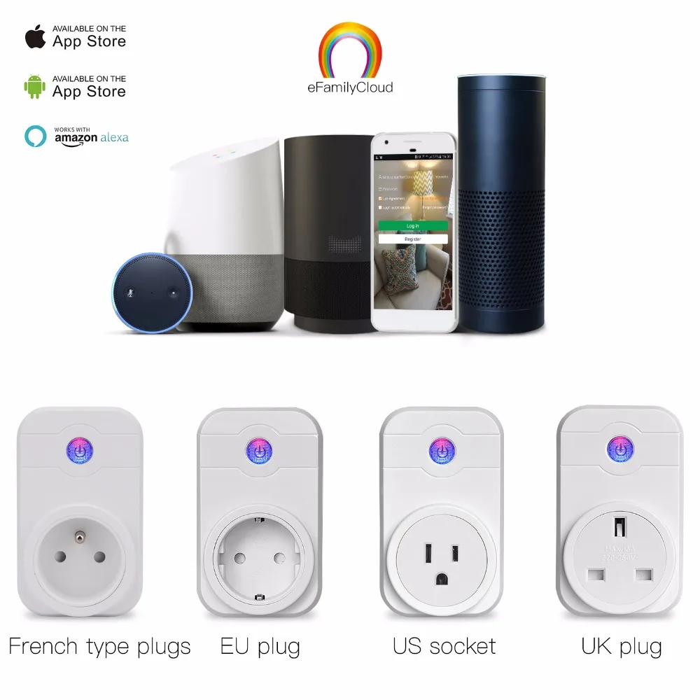 Домашней автоматизации телефон дистанционное управление таймер голос Wi Fi Smart