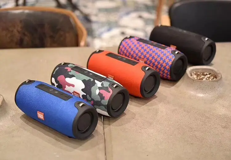 Bluetooth колонка портативный динамик плеер с FM радио Aux TF сабвуфер Dolube