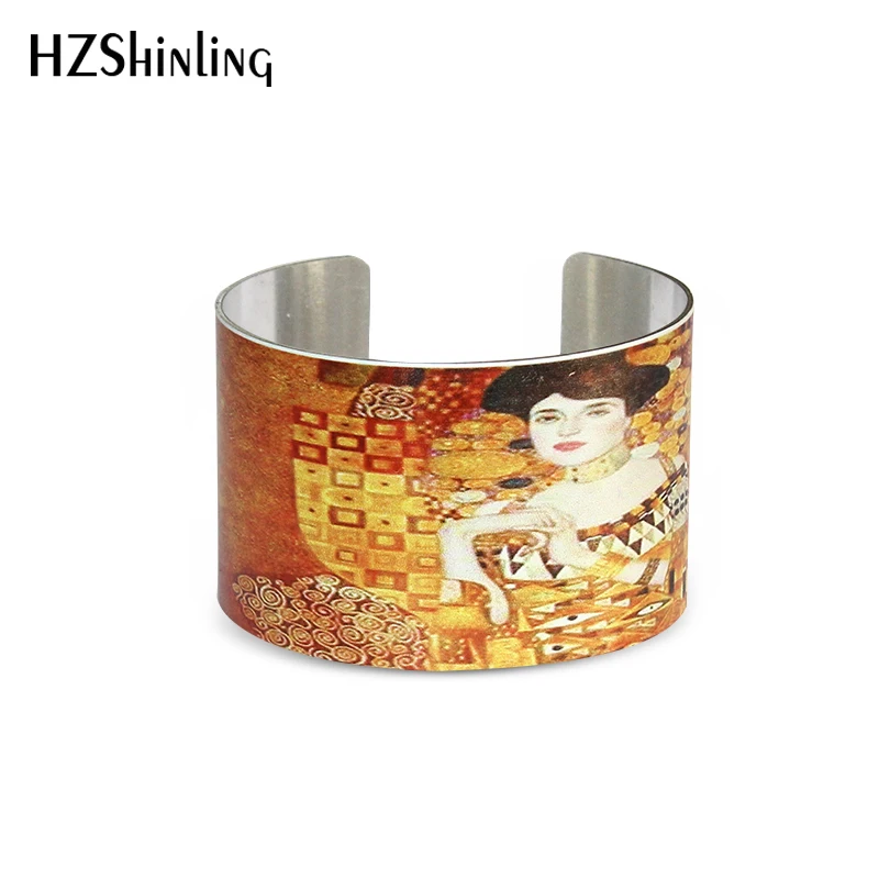 Художественная пародия-Klimt манжета поцелуй на браслете Pinterest Klimt от Густава