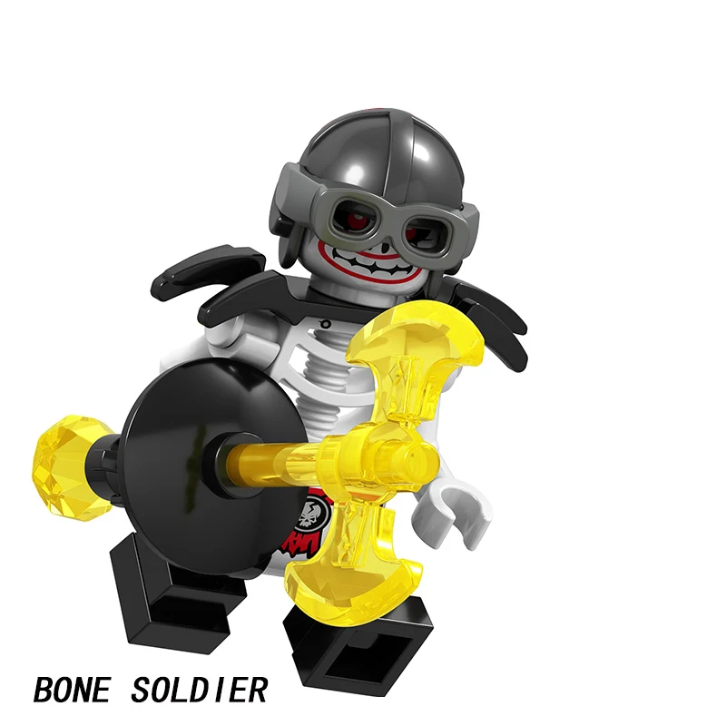 Темный хаки Один фильм Nya Jay Zane и Kai Wu Lord Garmadon Snike с оружием строительные блоки игрушки для детей - Цвет: Темный хаки