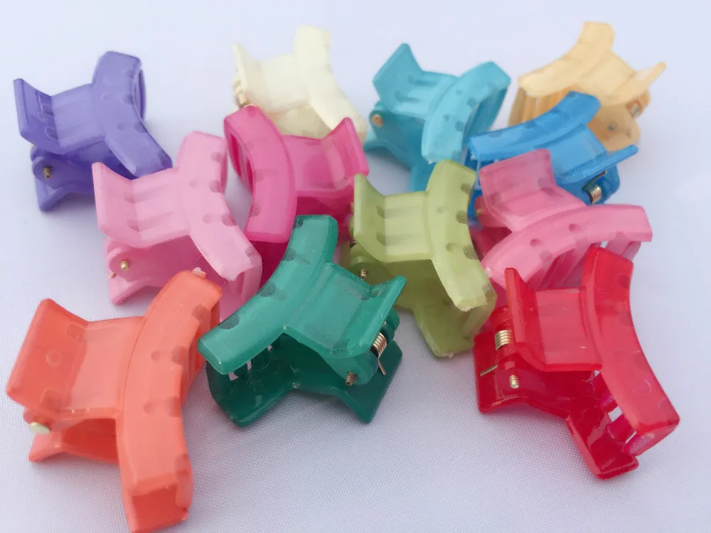 8 ярких цветов 3 см пластиковый зажим для волос|hair claw|hair claw clipclaw clip |