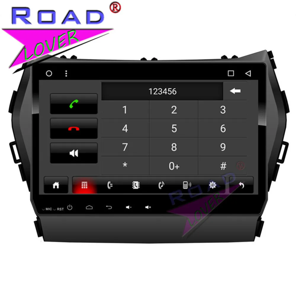 Roadlover Android 8 1 автомобильный мультимедийный плеер видео для Hyundai Santafe 2013 стерео GPS