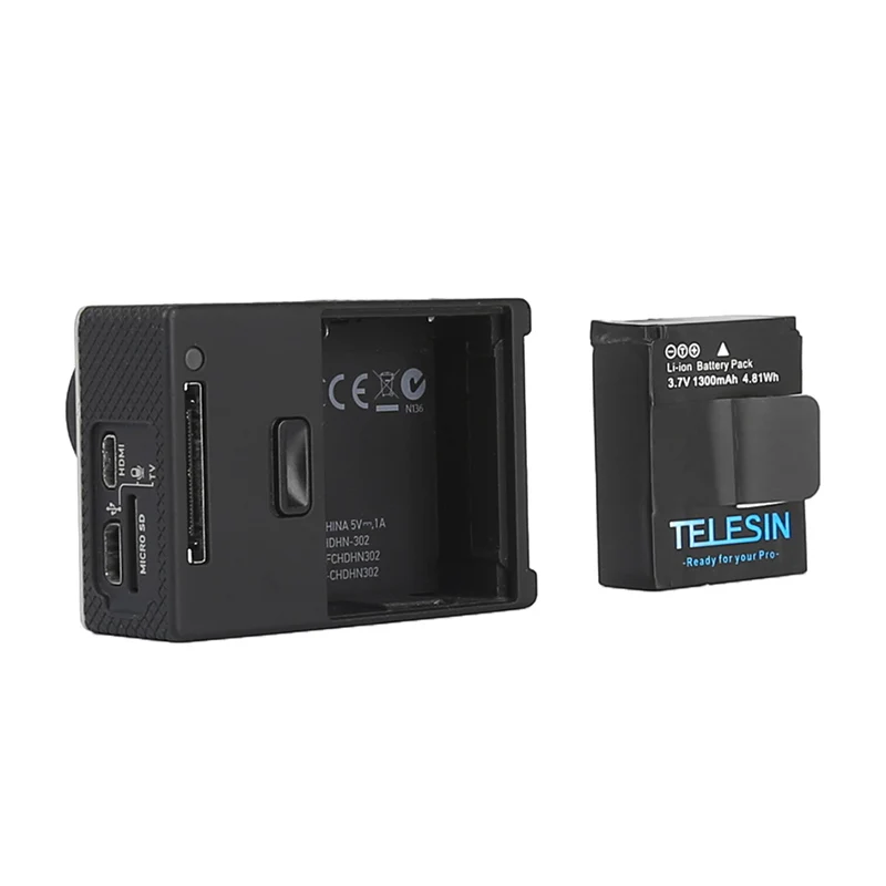 Аккумулятор (2 шт.) и зарядное устройство USB для GoPro HD HERO3 + Hero 3 Plus набор аксессуаров
