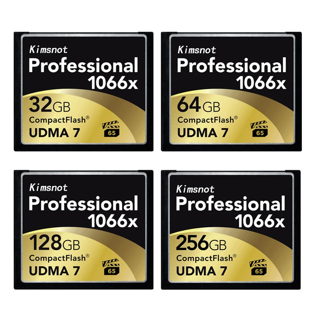 Карта памяти Kimsnot Professional 1066x32 Гб 64 128 ГБ карта CF компактная флеш 160 МБ/с./с UDMA 7|cf card