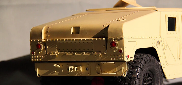Высококачественный полностью металлический Hummer 1/10 масштаб 313 мм Колесная база RC автомобильный комплект кузова автомобиль Hummer shell Для 1:10 осевой SCX10 D90