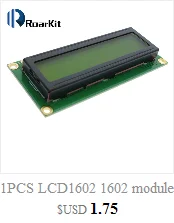 PCF8574 ЖК-дисплей 1602 ЖК-дисплей 1602 синий/желто-зеленый экран 16X2 Дисплей с Подсветка 1602A 5 релейный модуль для Arduino Diy Kit
