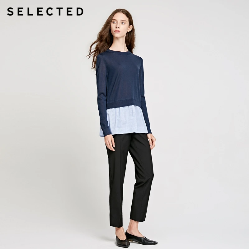 Выбранные осенне зимние модные простые прямые женские брюки S | 417314547|Брюки|