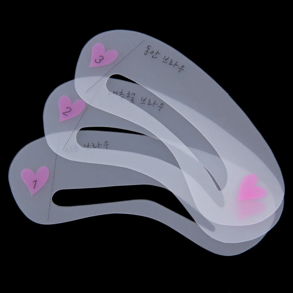 Многоразовые 3 шт. уход формирующий помощник герметичный шаблон вида стилей