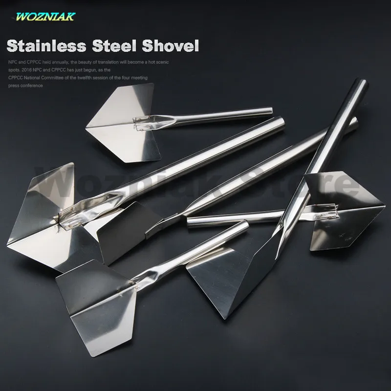 Wozniak Stainless steel shovel Negative horn Positive Diatom mud construction tool Batch putty Corner holder 4pcs/1set | Инструменты