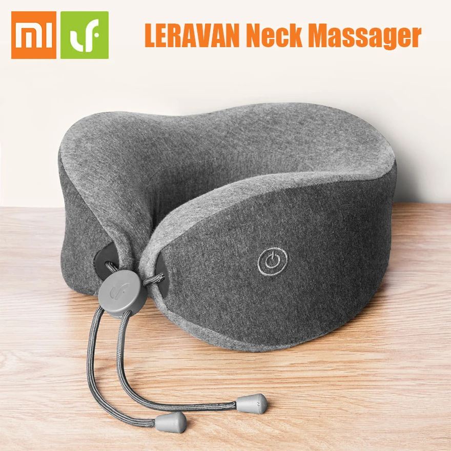 Xiaomi LERAVAN подушка-массажер для шеи Удобная помощь для сна уход за кожей Расслабление День рождения Свадьба подарок для мамы, папы, друга, путешествия поезд