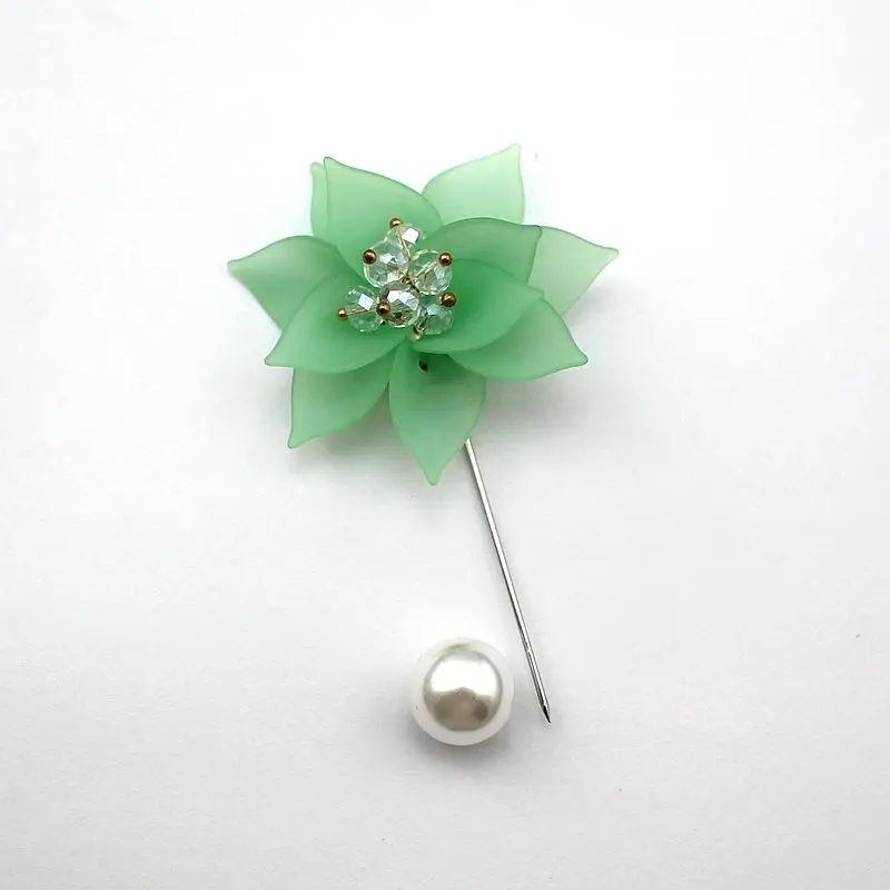 Модная брошь-цветок на лацкан для костюмов свадьбы корсажа куртки палочки брошка