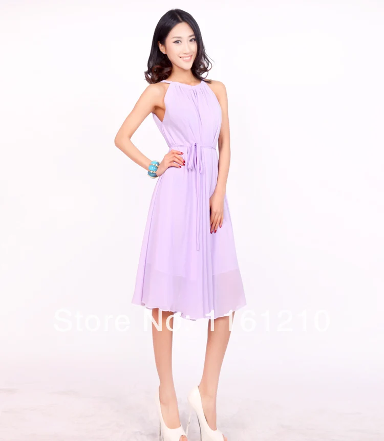 Лавандовые Короткие Свадебные Платья-макси для подружек невесты праздничное