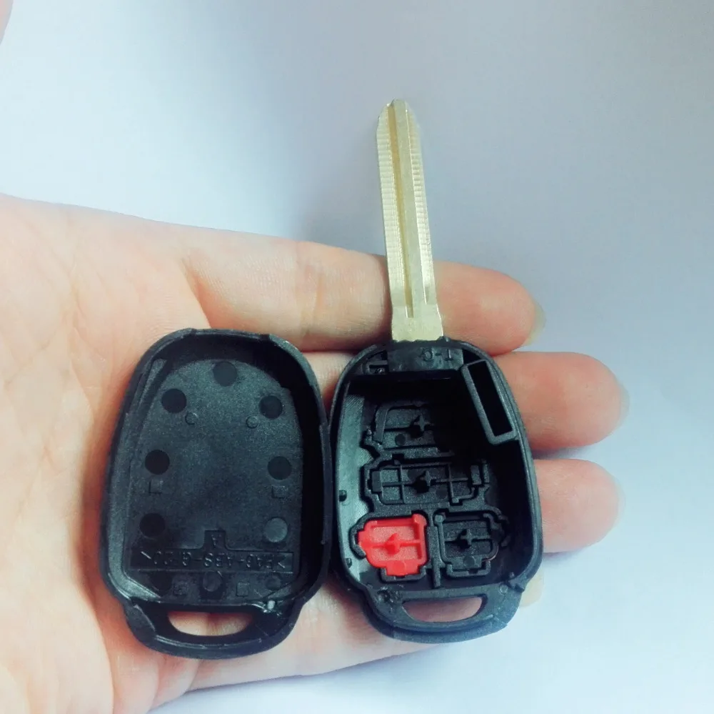 2 шт./лот чехол для дистанционного ключа Toyota Corolla Camry Reiz New Vios RAV4 Crown 4 кнопки
