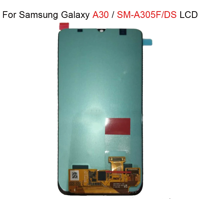 ЖК-дисплей для Samsung Galaxy A30 LCD A305/DS A305F A305FD A305A с сенсорным экраном и дигитайзером в
