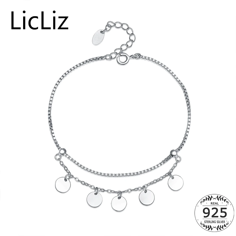 Женский двухслойный браслет из серебра 925 пробы LB0095|bracelet 925|bracelets forbracelets for women |