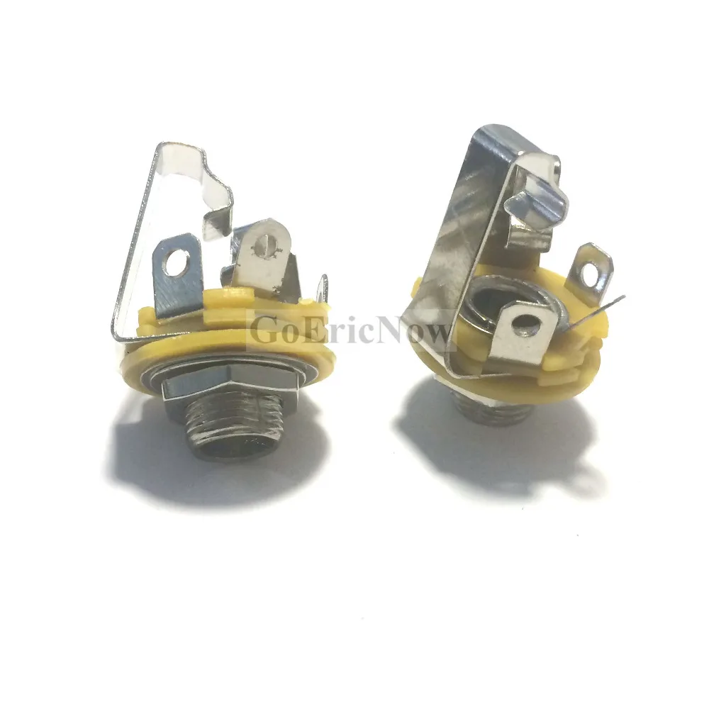 50 Pcs 6.35mm / 6.5mm 3 Pole stereo Plug jack Audio Female Connector 6.35 Welding Type Microphone Panel Socket | Обустройство дома